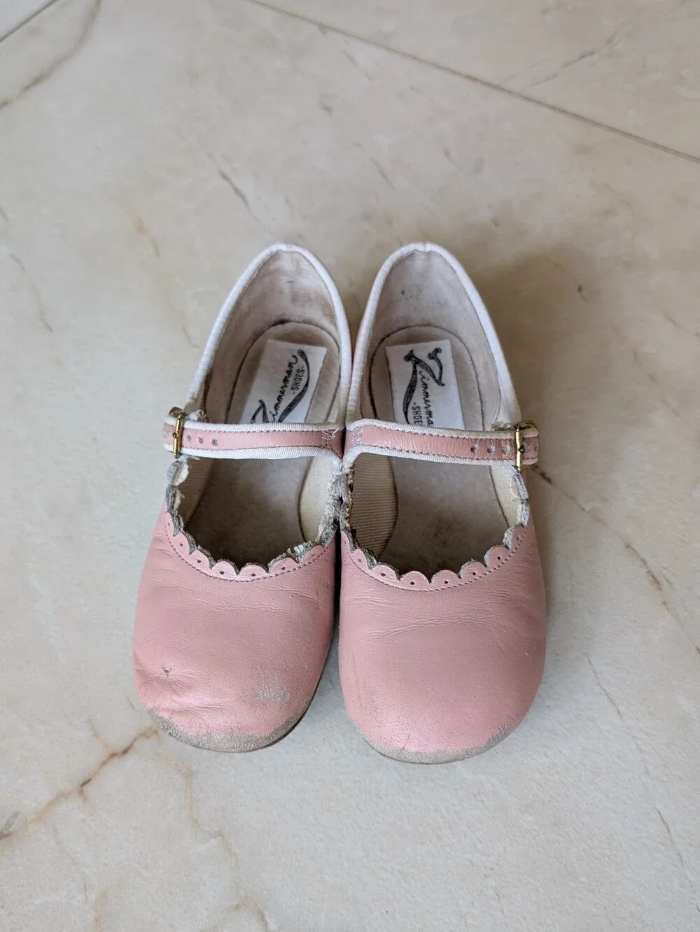 Zimmerman | Kids Pink Mary Jane Shoes with Buckle